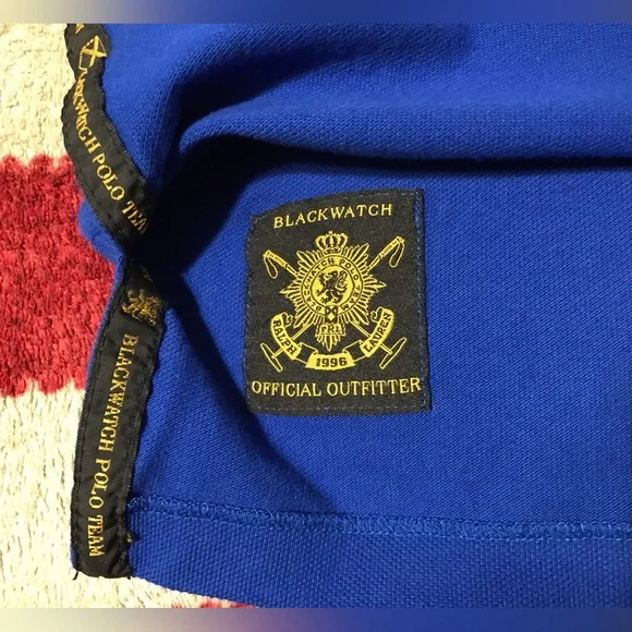 Vintage RALPH LAUREN POLO BLACKWATCH TEAM RUGBY Custom Shirt L Rlpc Rlx Sport x - Picture 13 of 16